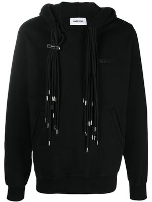 AMBUSH hoodie à lien de resserrage - Noir
