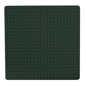 Douche/bad anti-slip mat badkamer - rubber - groen - 54 x 54 cm - vierkant