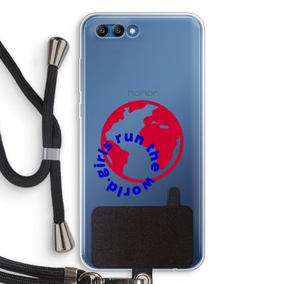 Run The World: Honor 10 Transparant Hoesje met koord