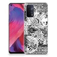 Silicone Back Case OPPO A93 5G Skulls Angel