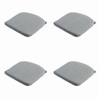 Zitkussen Basic grijs 46 cm x 48 cm (4 stuks) Madison - Madison