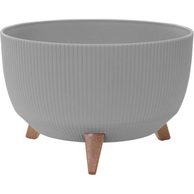 Siena Garden OSLO STRIPE LA966-27 Plantcontainer Polypropyleen Grijs