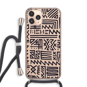 Marrakech print: iPhone 11 Pro Transparant Hoesje met koord