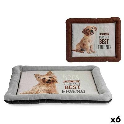 Huisdierbed Mascow 60 x 6 x 74 cm Hond (6 Stuks)