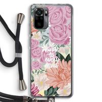 Kindness matters: Xiaomi Redmi Note 10 Pro Transparant Hoesje met koord