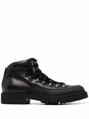 Doucal's bottines à lacets - Noir