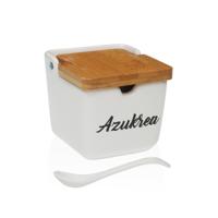 Suikerpot Versa AZUKREA Wit Keramisch 8,8 x 8,5 x 8,8 cm