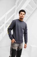Quotrell Defender Sweater Heren Grijs/Geel - Maat XS - Kleur: Grijs | Soccerfanshop