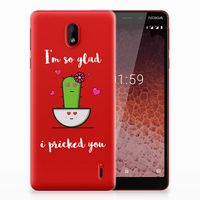 Nokia 1 Plus Telefoonhoesje met Naam Cactus Glad