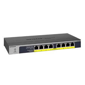 NETGEAR GS108PP Unmanaged Gigabit Ethernet (10/100/1000) Power over Ethernet (PoE) Zwart