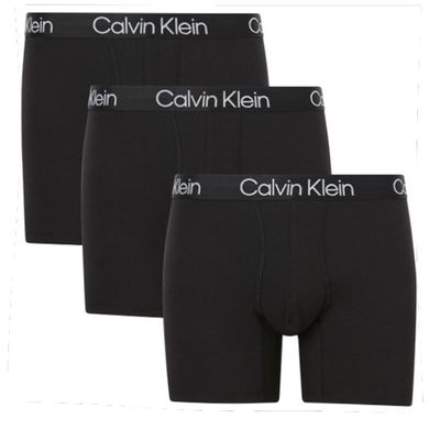 Calvin Klein Boxershorts modern structure zwart 3-pack