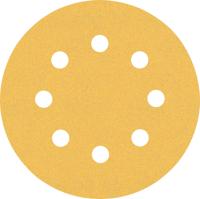 Bosch Accessoires Expert C470 schuurpapier voor excenterschuurmachines 115 mm, 8 gaten, K60/120/240 6-delig - 2608900802