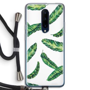 Lange bladeren: OnePlus 7 Pro Transparant Hoesje met koord