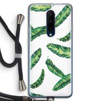 Lange bladeren: OnePlus 7 Pro Transparant Hoesje met koord