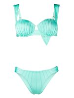 Noire Swimwear bikini à fermeture nouée - Bleu - thumbnail