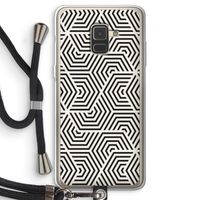 Magic pattern: Samsung Galaxy A8 (2018) Transparant Hoesje met koord