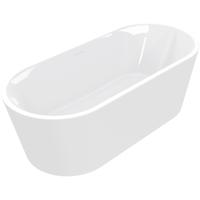 Wiesbaden Libero Vrijstaand Ligbad 178x80 cm Acryl Glans Wit met Clickwaste