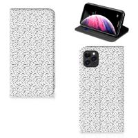 Apple iPhone 11 Pro Max | Hoesje met Magneet | Stripes Dots