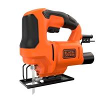 Seghetto alternativo 400W - 3000 giri/min, corsa 18 mm, lama a T, capacità di taglio legno 65 mm / acciaio 6 mm / alluminio 10 mm - BLACK+DECKER