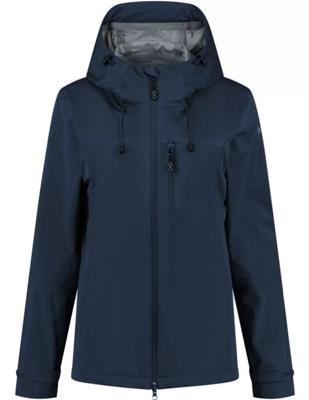 Blue loop W Virga Shell Rainjacket Dames Regenjas Dress Blue L