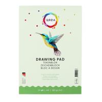 Tekenblok qrea a4 24vel 160gr gelijmd | 5 stuks
