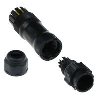 Amphenol BD-08BMMA-QL8MP0 X-Lok 8 Pin Male Connector | Male Contact Standard size | Krimp | 5 A