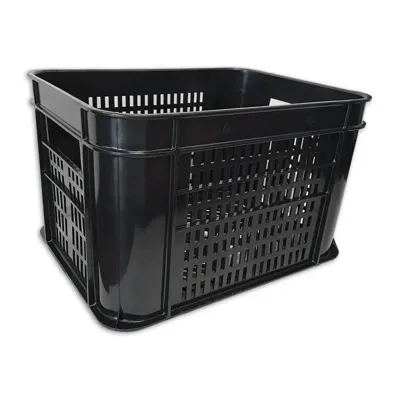 Lynx Kunststof Fietskrat - Zwart - 30 Liter
