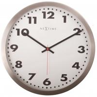 NeXtime klok 2519 arabic, ø25 cm, wall, white