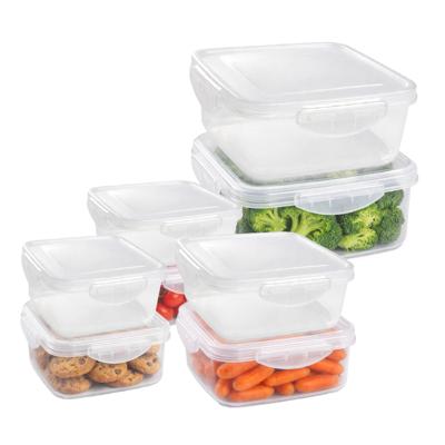 Plasticforte Vershoudbakjes set Classic - 8x stuks - vriezer / magnetron - kunststof - diverse maten