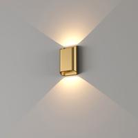 Wandlamp Artdelight Diaz 2 Lichts Small LED 2700K Dimbaar Warm Goud