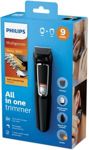 Philips MULTIGROOM Series 3000 9 hulpstukken 9-in-1, gezicht en haar