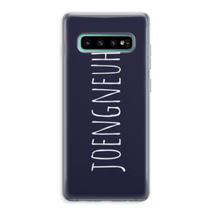 Joengneuh!: Samsung Galaxy S10 Plus Transparant Hoesje