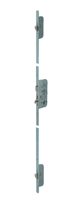 Nemef 4923 Veiligheidsmeerpuntssluiting | cilinderbediend | SKG*** | DM65mm | PC72mm | voorplaat staal verzinkt 20x1700mm afgerond| DR 1+3/2+4 -