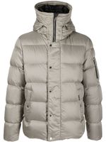 Moorer quilted hooded padded jacket - Tons neutres