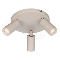 Freelight Spot Scolo 3 lichts Ø 18 cm beige