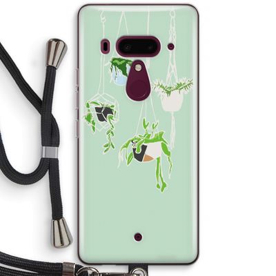 Hang In There: HTC U12+ Transparant Hoesje met koord