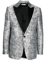 Philipp Plein blazer Lord Fit à simple boutonnage - Blanc