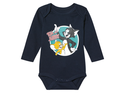Baby romper Looney Tunes of Tom en Jerry (Zwart, 50/56)