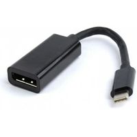 Gembird A-CM-DPF-01 USB Type-C 3.1 DisplayPort Zwart kabeladapter/verloopstukje