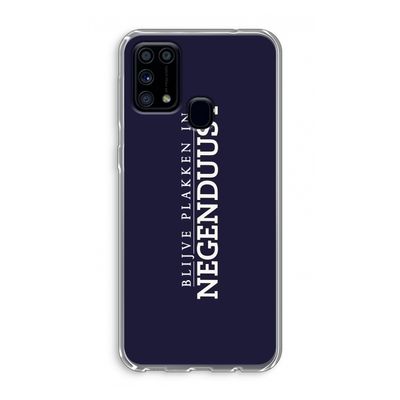 Blijve plakken in Negenduust: Samsung Galaxy M31 Transparant Hoesje