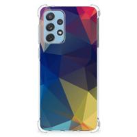 Samsung Galaxy A73 Shockproof Case Polygon Dark