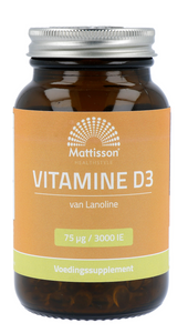 Mattisson HealthStyle Vitamine D3 75mcg Capsules