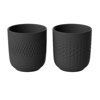 VILLEROY & BOCH - Manufacture Collier Noir - Beker 0,28l s/2