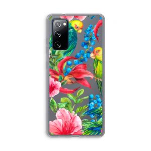 Papegaaien: Samsung Galaxy S20 FE / S20 FE 5G Transparant Hoesje