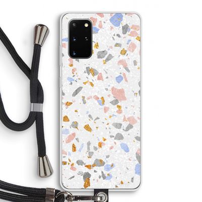 Terrazzo N°8: Samsung Galaxy S20 Plus Transparant Hoesje met koord