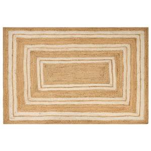 Beliani - ELMALI - Laagpolig vloerkleed - Beige - 200 x 300 cm - Jute