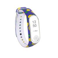Siliconen schilderij polsband horloge band voor Xiaomi mi band 3 & 4 Siliconen schilderij polsband horloge band voor Xiaomi mi band 3 & 4