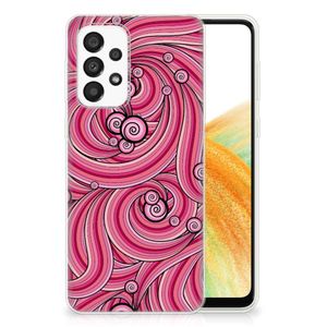 Samsung Galaxy A33 5G Hoesje maken Swirl Pink