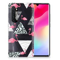 Xiaomi Mi Note 10 Lite | TPU Hoesje | Flamingo Triangle
