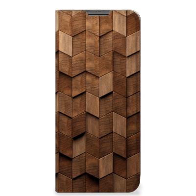 Book Wallet Case voor Nokia G50 Wooden Cubes Book Wallet Case voor Nokia G50 Wooden Cubes
